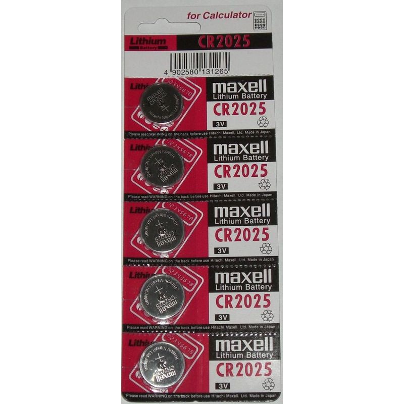 Viên pin đồng hồ Maxell CR2025 3V chính hãng - pin maxell 2025 vỉ 1 viên