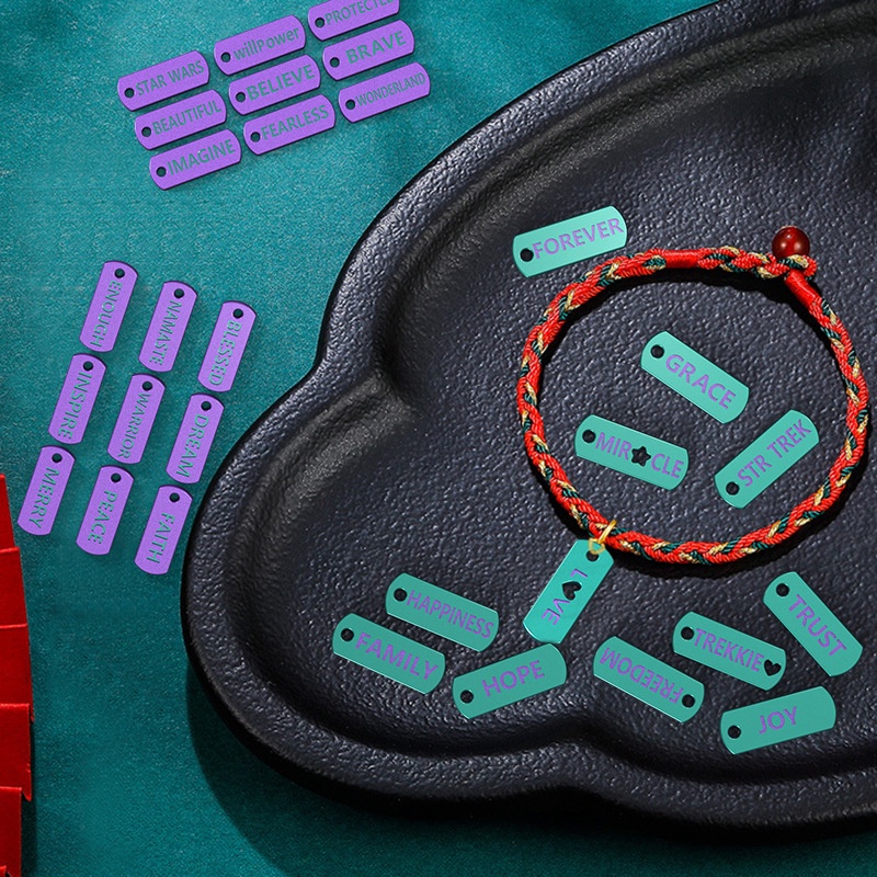 Khuôn Silicon Bảng Thẻ Chữ Tiếng Anh Size Nhỏ Làm Trang Sức