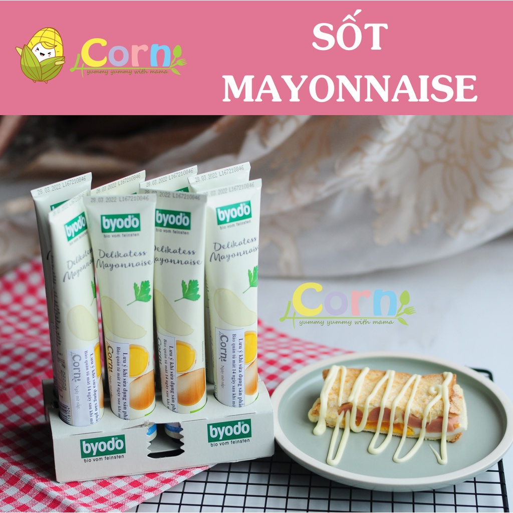 Sốt mayonnaise hữu cơ Byodo - Cho bé 12m+