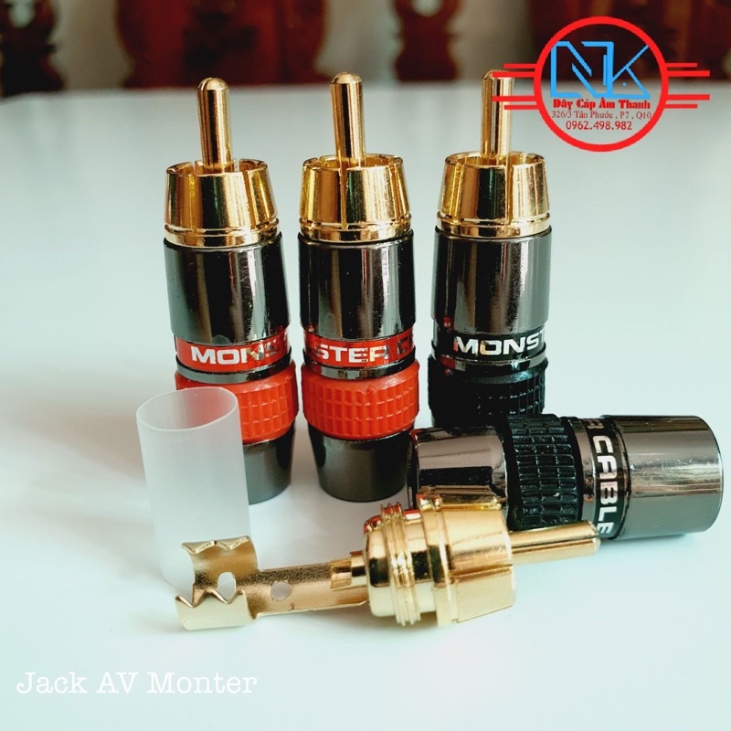 Giắc av Monster hàn dây