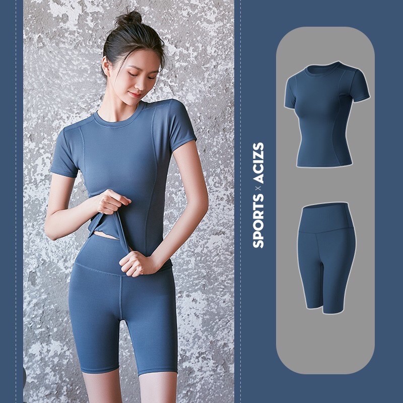 Quần áo tập gYM, yoga nữkiểu dáng body co giãn mềm mại ôm sát cơ thể bạn  Runing Sport BN01