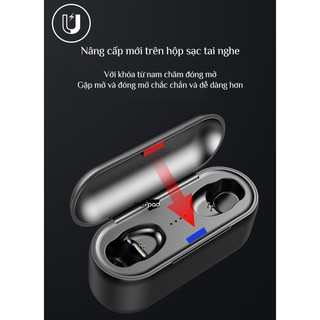 Tai nghe Bluetooth kiêm pin sạc dự phòng Amoi F9 5.0 - Chống nước IPX6