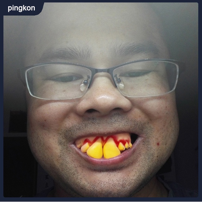 Hàm Răng Giả Mềm Hóa Trang Halloween