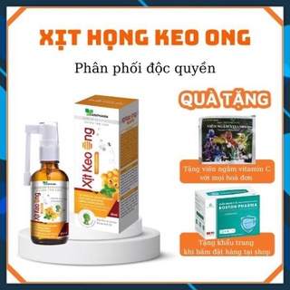 Thuốc Chính Hãng Xịt họng keo ong, làm sạch răng miệng, kháng khuân, ngừa virut lọ 30ml