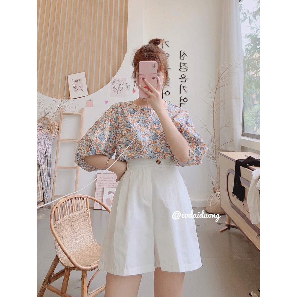 [SALE SỐC] Quần Đùi Thô Cúc Lệch Siêu Hot