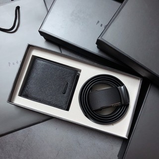 Set Pedro ví gân logo kl cạnh + nịt sọc chéo - S121