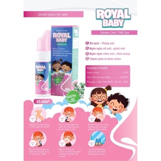 Dung dịch xịt mũi royalbaby - ảnh sản phẩm 1