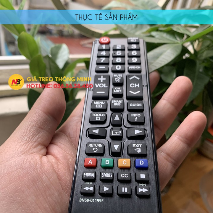 [Hàng Zin] Điều Khiển Tivi Samsung Smart Tivi Ngắn BN59-01199F - Remote Tivi Tương Thích Các Đời Tv LED LCD Plasma