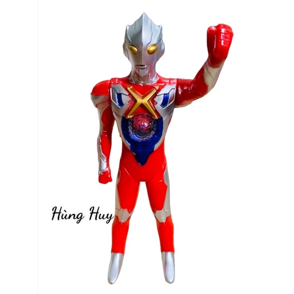 Đồ chơi siêu nhân pin siêu nhân điện quang ultraman phát sáng có nhạc size to