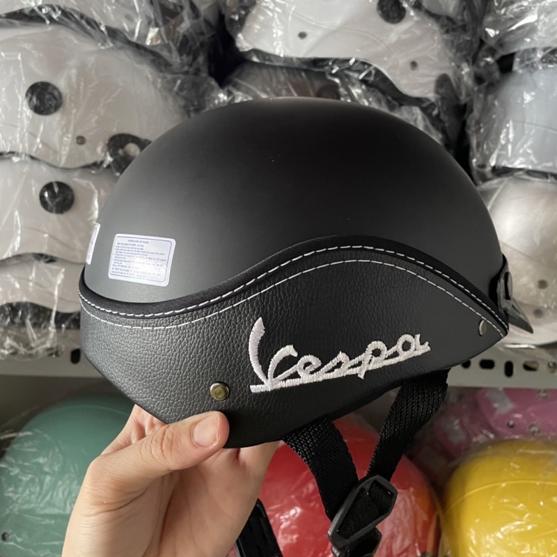 NÓN BẢO HIỂM VESPA NỬA ĐẦU NGƯỜI LỚN
