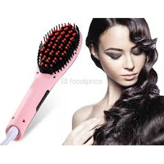 Lược điện tự động chải thẳng tóc HQT906 (Hồng)