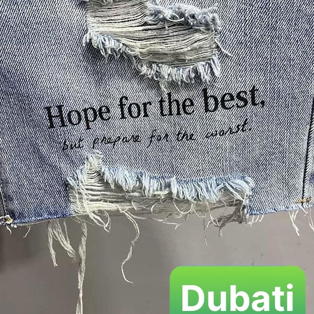 QUẦN SHORT SỌT JEAN NAM, QUẦN JEAN LỬNG CHẤT BÒ XANH CHỮ THÊU SÀNH ĐIỆU HOT TREND- DB 2009- DUBATI FASHION