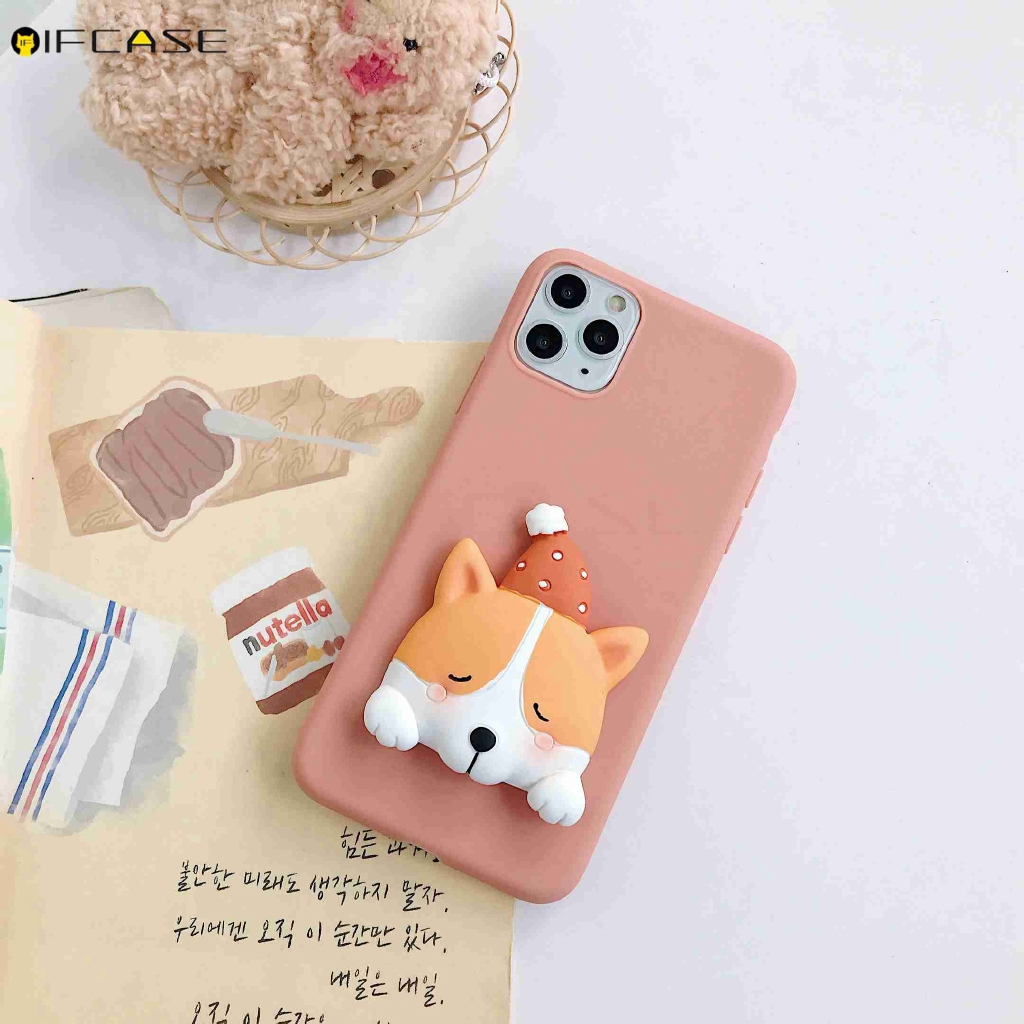 OPPO Find X2 Pro F11 Pro F9 F7 F5 F3 Plus F1S Phone Case 3D Panda Bear Dog Giraffe Cute Cartoon Soft TPU Case Cover