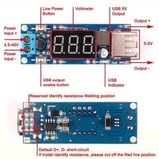 Mạch Hạ Áp Hiển Thị Led Cổng USB 5V 2A