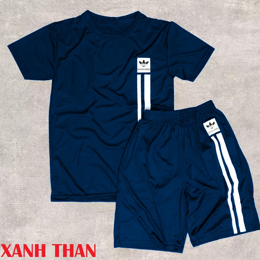 Đồ bộ quần áo  thể thao Nam 22kg đến 118kg/ Bộ quần áo bé trai dáng đẹp chất thun lạnh co dãn không xù lông