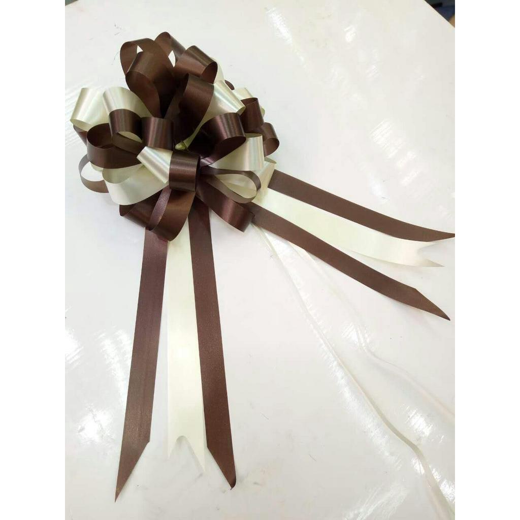 Nơ Rút Tú Cầu Trơn 2 Màu, Size 20*60cm, Trang trí tiệc-xe hoa