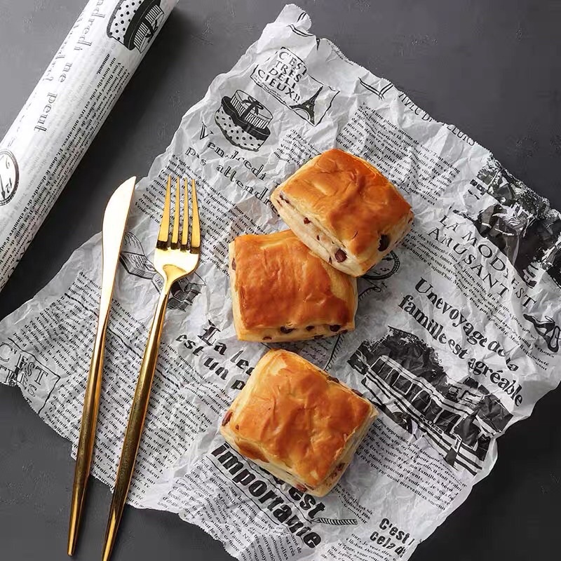 GIẤY NẾN THẤM DẦU HÌNH TỜ BÁO SIÊU SANG CHẢNH