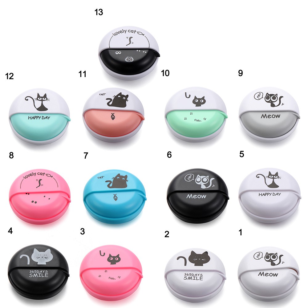 Hộp tròn đựng bảo vệ dây cáp/tai nghe/trang sức bằng abs cứng dạng xoay tiện lợi