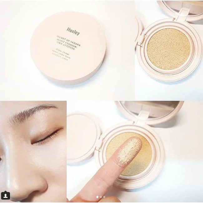 Phấn Nước Che Khuyết Điểm, Cấp Ẩm Và Làm Dịu Da Hoàn Hảo HUXLEY MOIST CUSHION; OWN ATTITUDE