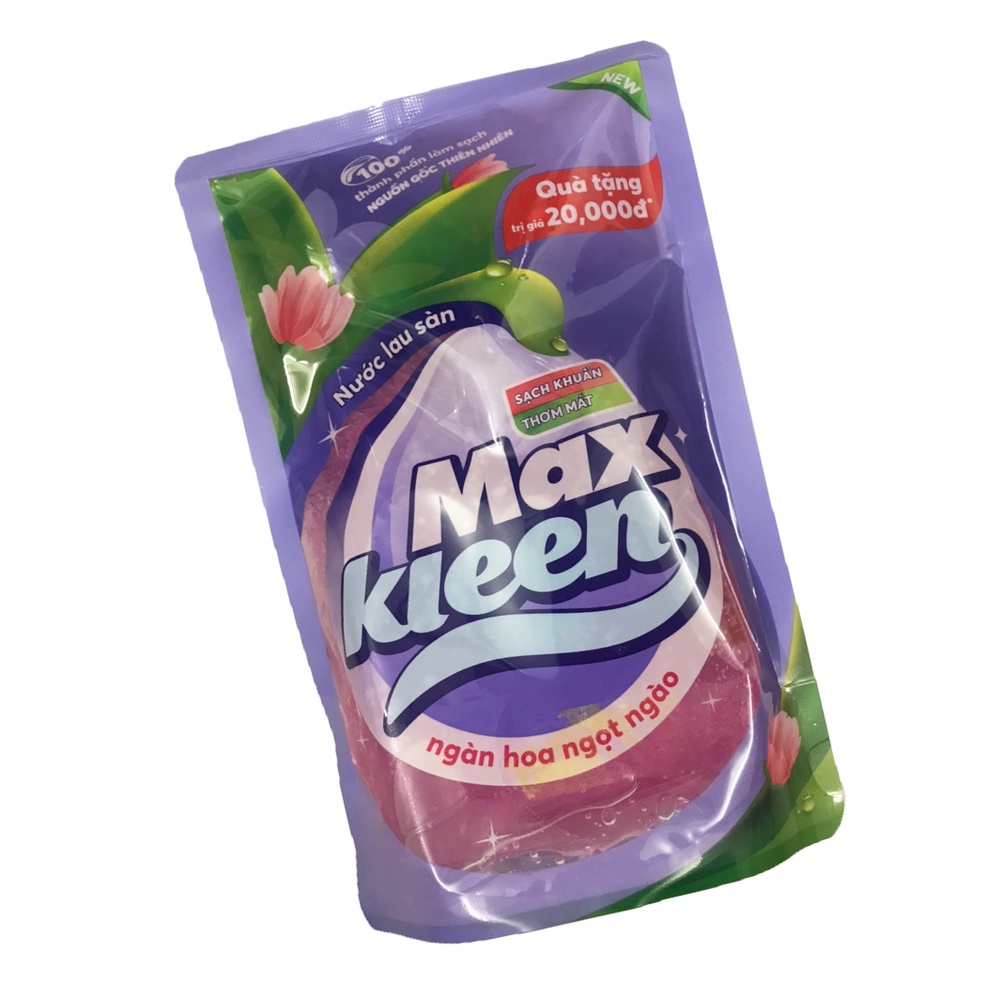 Túi Nước Lau Sàn Maxkleen Sạch Khuẩn Ngàn Hoa Ngọt Ngào 600g( khuyến dùng)