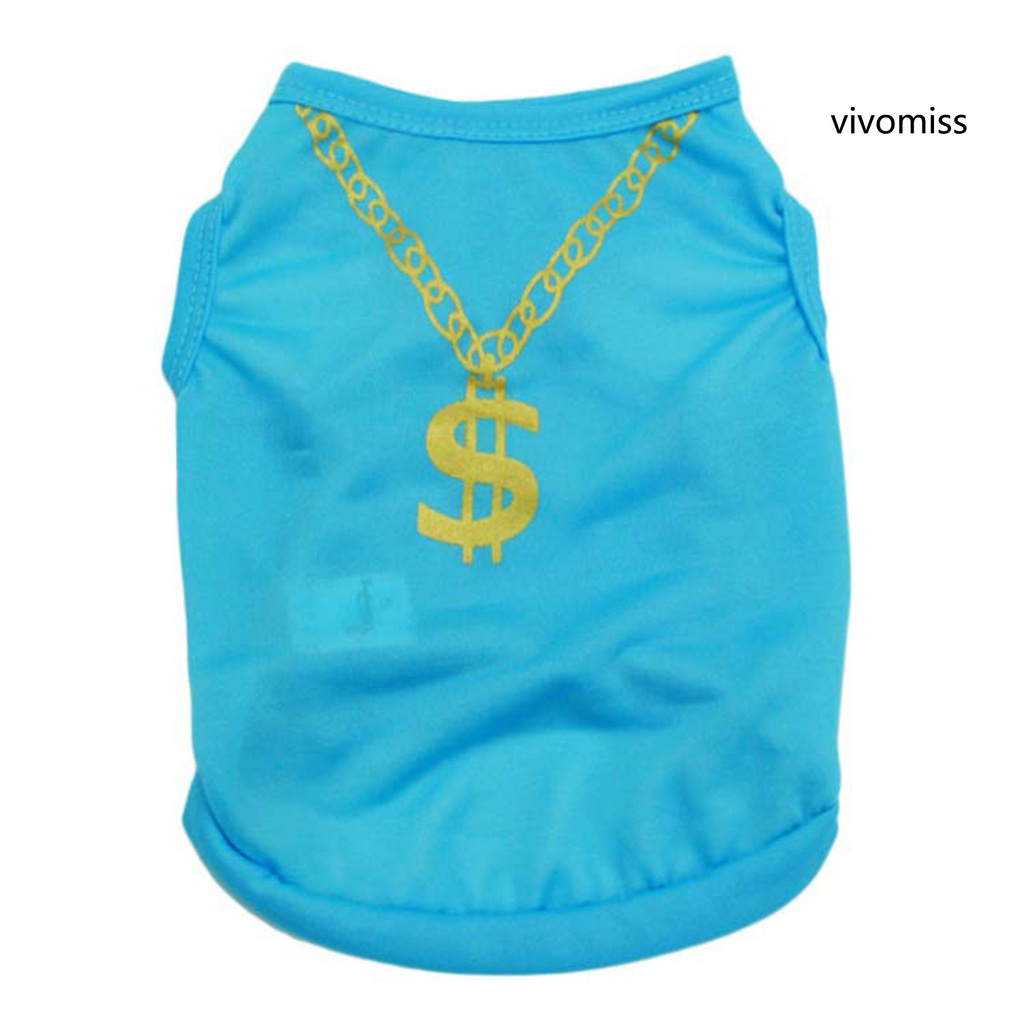 Áo Thun Không Tay Mềm Mại Cho Thú Cưng