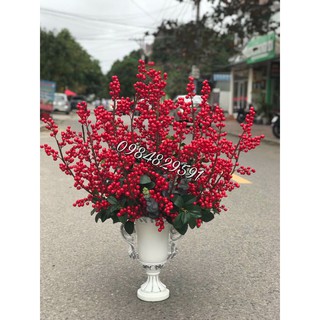 Cành đào đông 12 nhánh hút tài hút lộc