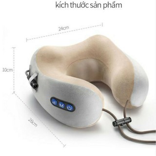 Gối Massage Chữ U - Gối Hồng Ngoại Đa Năng