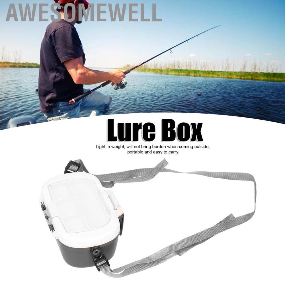 Awesomewell Plastic Insulated Lure Sea Silkworm Preservation Box Fishing Tackle Supplies New