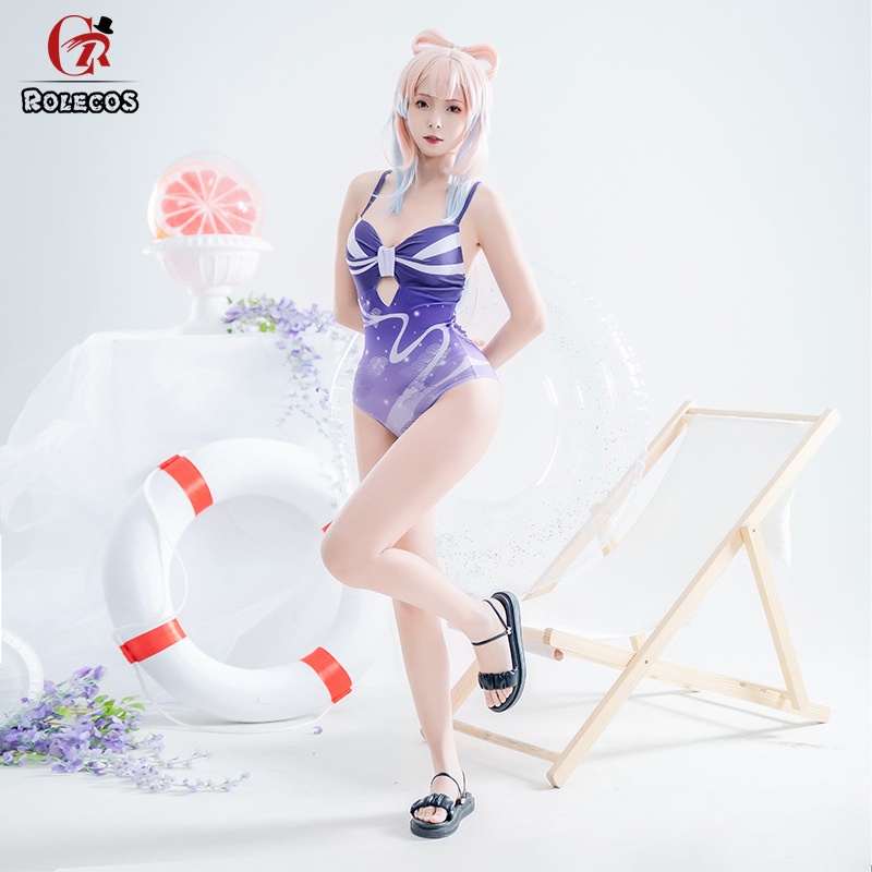Genshin trang phục Sangonomiya Kokomi áo tắm onesie trò chơi nữ cosplay ACWM