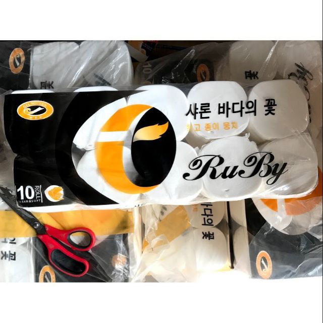 Giấy vệ sinh hàn quốc Ruby lốc 10 cuộn