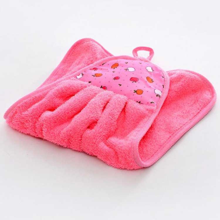 Khăn Lau Tay Mềm Mại Siêu Thấm Nhà Bếp Có Móc Treo Tiện Dụng