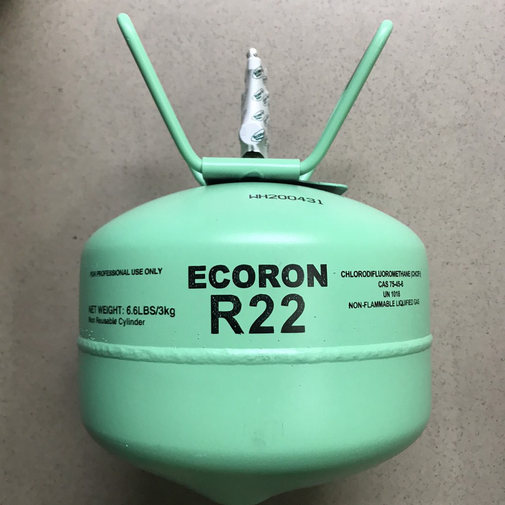 Gas lạnh R22 Ecoron ( 3.0 Kg/ bình )[Rẻ vô địch] [Ảnh thật]