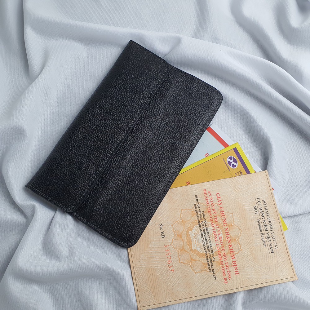 [DA BÒ THẬT] Ví Da Đựng Đăng Kiểm, Giấy Tờ Xe Ô Tô Cao Cấp - Bảo Hành 3 Năm | BigBuy360 - bigbuy360.vn