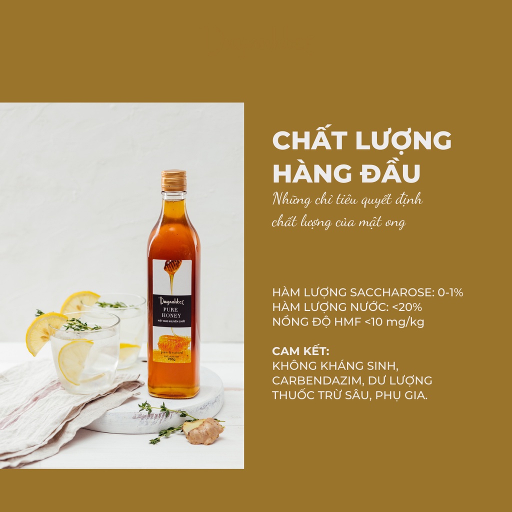 Mật ong nguyên chất Duy Anh Bee 700g