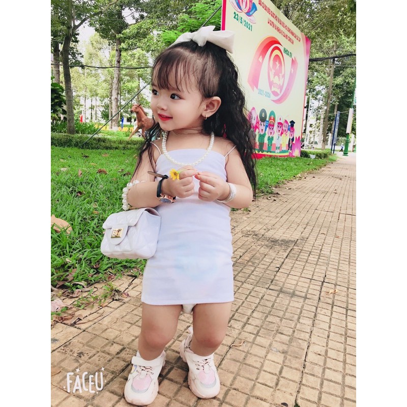 Đầm body dây cho bé 6-23kg