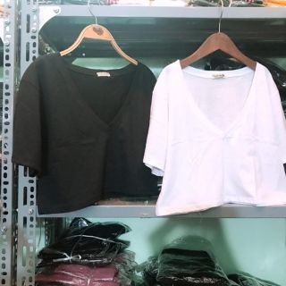 Áo coroptop cổ Tim