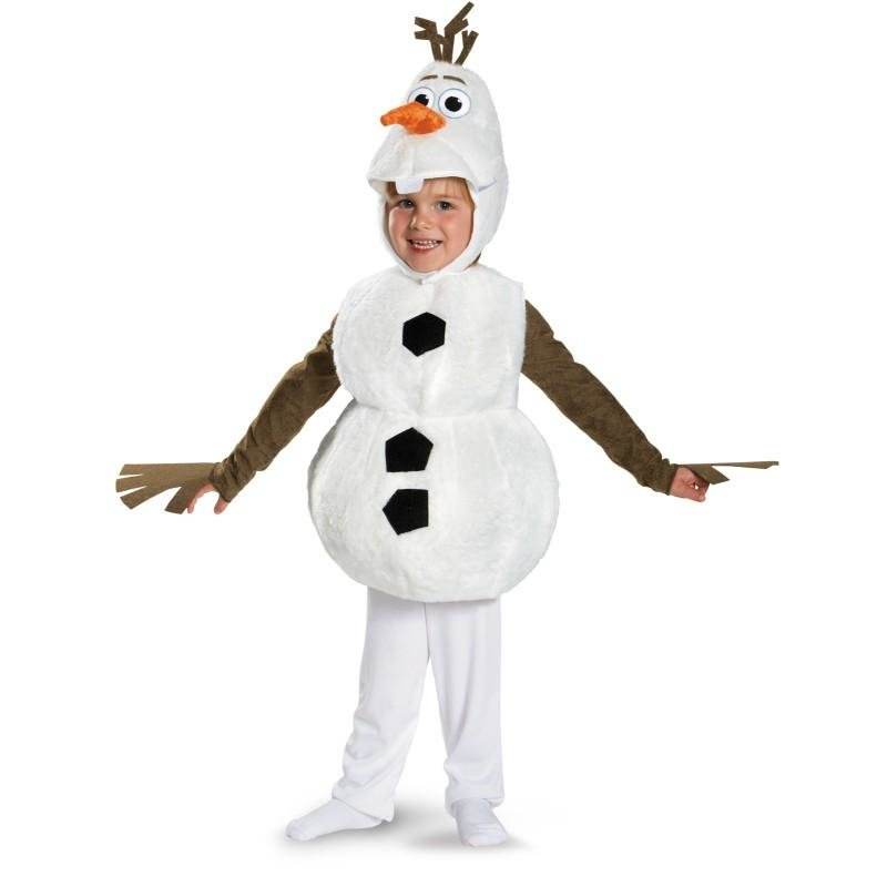 Trang Phục Hóa Trang Halloween Người Tuyết Olaf Hoạt Hình Đáng Yêu Cho Bé