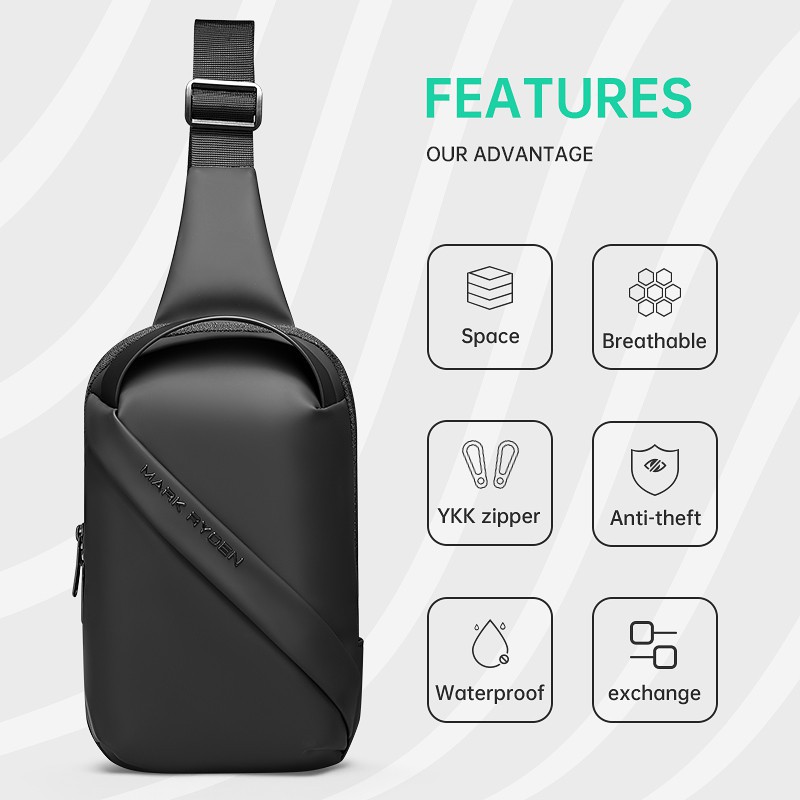 Túi Đeo Chéo Mark Ryden MR8518 Chống Thấm Nước Đơn Giản Thời Trang Cho Nam | BigBuy360 - bigbuy360.vn