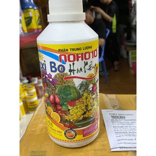 Phân bón trung lượng canxi bo có chức năng kích rễ, tạo quả đẹp và chống rụng trái non chai 500ml