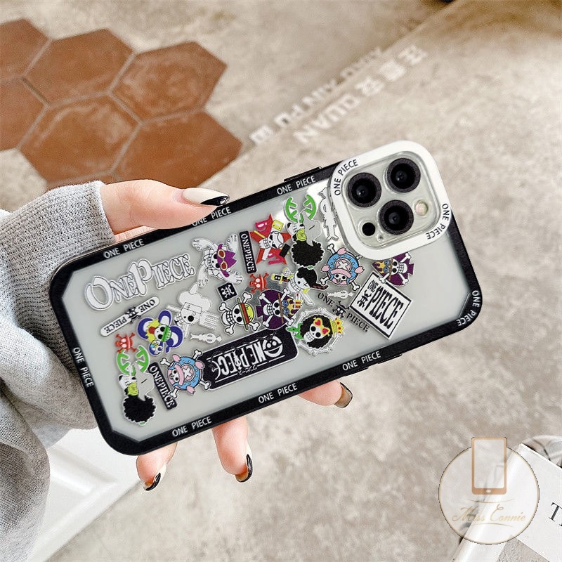 Ốp Điện Thoại TPU Mềm Trong Suốt Chống Sốc In Hình One Piece Cho iPhone 6 6s 7 8 Plus 11 12 14 Pro XS Max XR X SE 13 Pro Max
