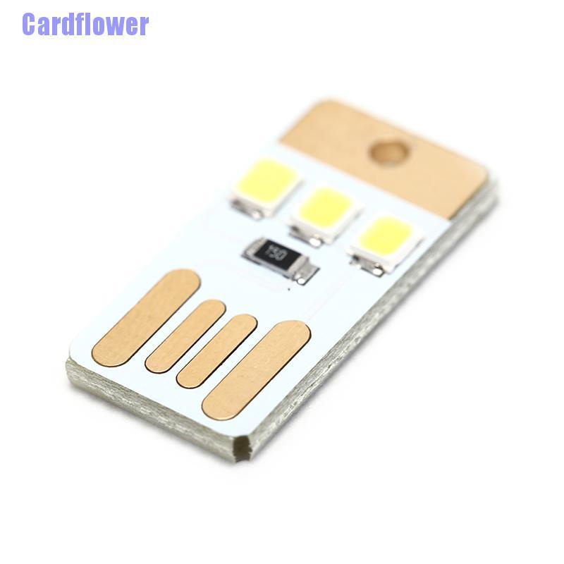 (Hàng Mới Về) Bộ 5 Thẻ Đèn Led Mini 5v Cổng Usb Cho Máy Tính Laptop