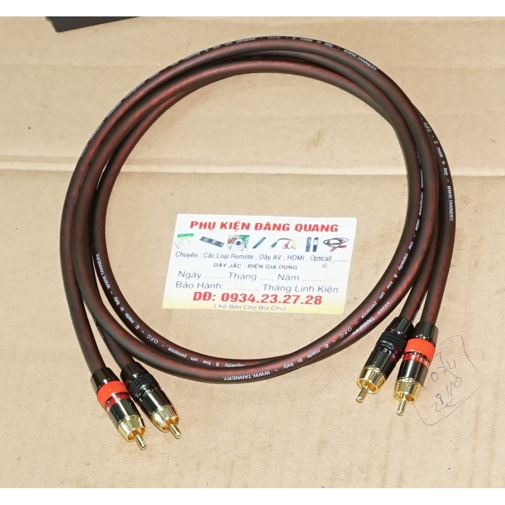 Dây av monter , dây itlay tốt dài 1m