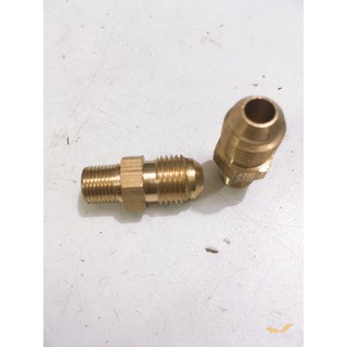 Nối đồng 1 đầu côn 13 - ren ngoài 9.6