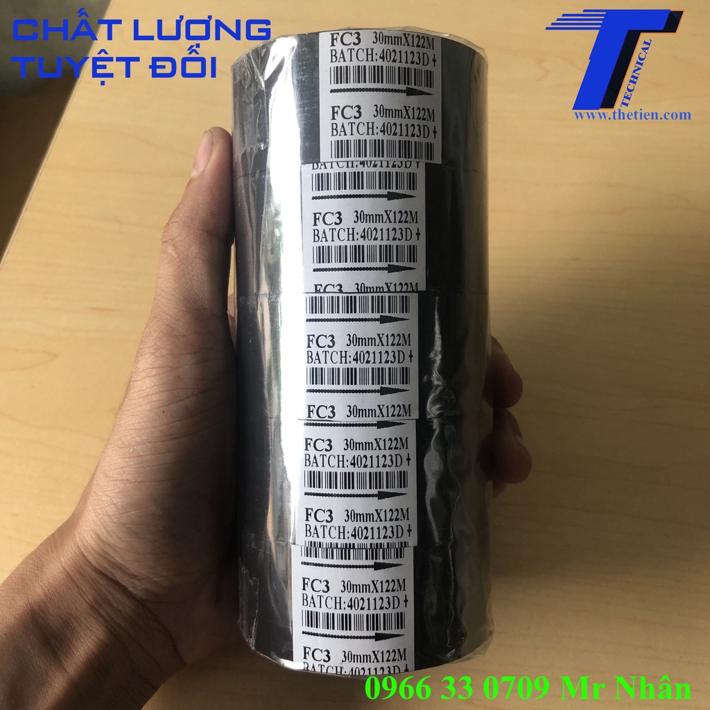 CUỘN MỰC RUY BĂNG IN DATE 30mm x 122m | Thế Tiến Technical