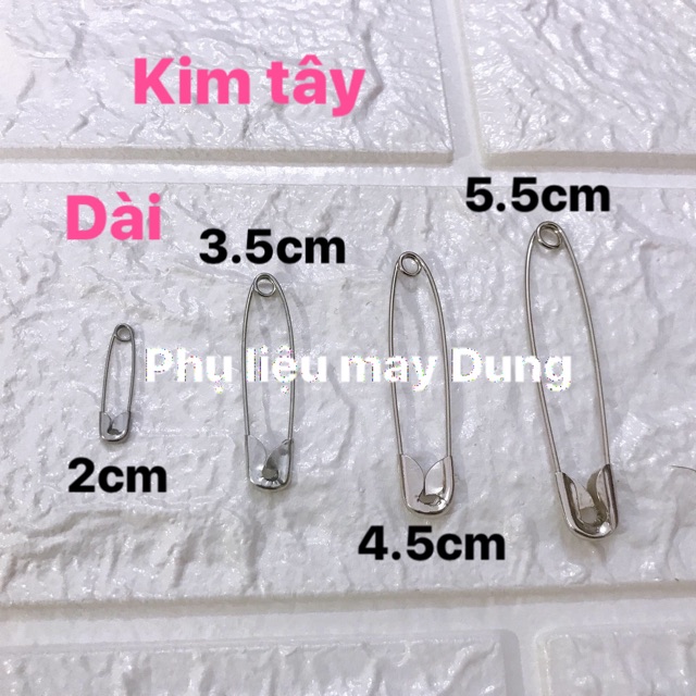 Kim tây (kim gài quần áo) bằng kim loại