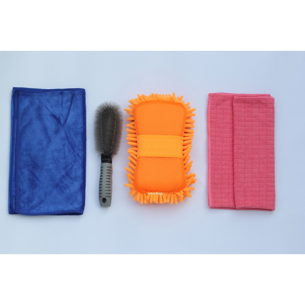 Bộ kit 4 món rửa xe model OTOS02-màu ngẫu nhiên