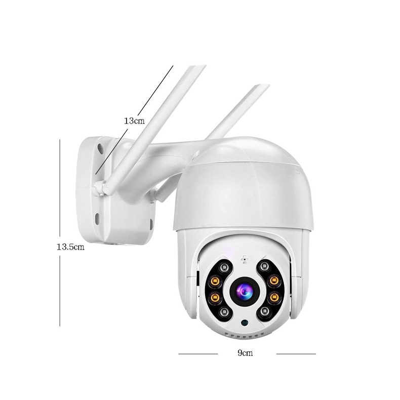 Camera Xoay 360 Độ Ngoài Trời Toàn Cảnh, Camere Hình Cầu Chống Nước 1920x1080P Siêu Nét