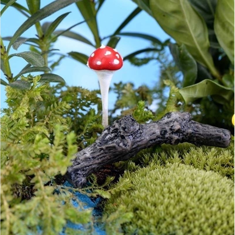 Set 2 Mô Hình Cây Mini Trang Trí Sân Vườn