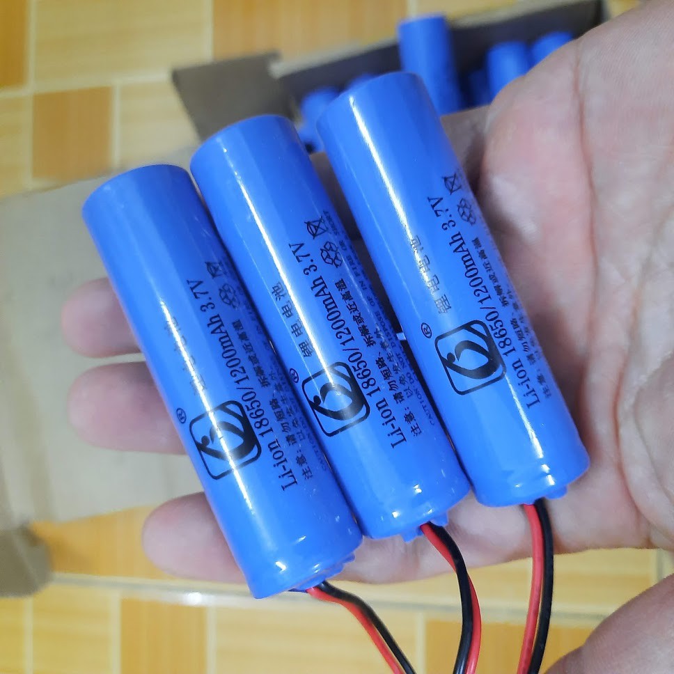 Pin xe điều khiển 3.7v 18650 1200mAh pin sạc xe mô hình đồ chơi trẻ em