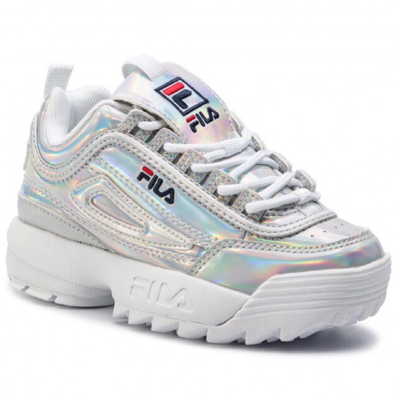 Giày Fila Disruptor silver Kids Trẻ em Authentic 💯%